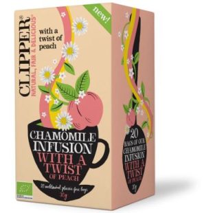 Clipper Chamomile and Peach Infusion 20 tea bags