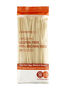 Clearspring Organic Gluten Free 100% Brown Rice Noodles 200g