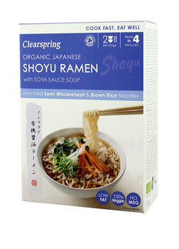 Clearspring Organic Japanese Shoyu Ramen with Soya Sauce Soup 170g