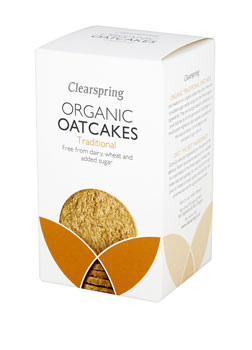Clearspring Organic Oatcakes Traditional 250g