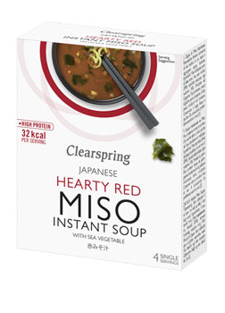 Clearspring Hearty Red Instant Miso Soup 40g