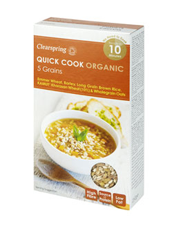 Clearspring Quick Cook Organic 5 Grains 250g