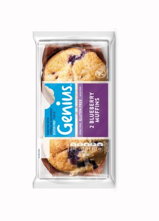 Genius GF 2 Blueberry Muffins
