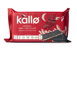 Kallo Dark Chocolate Organic Rice Cakes 90g