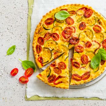 Delightful Mediterranean quiche