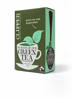 Clipper FT Green Tea with Peppermint 25 Teabags
