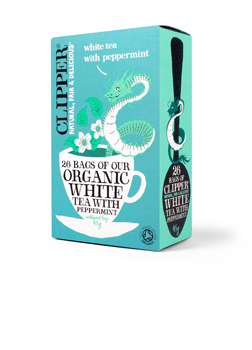 Clipper Organic FT White Tea with Peppermint 26teabags