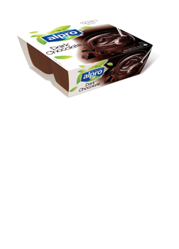 Alpro 4 Tub Dessert Dark Chocolate 4x125g