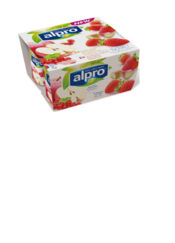 Alpro Strawberry, Rhubarb & Apple PBAY 4x125g