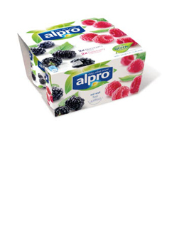 Alpro Raspberry, Cranberry and Blackberry PBAY 4x125g