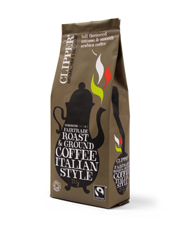 Clipper Organic Italian Style Roast Coffee 227g