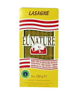 Eunature Organic Wholemeal Lasagne 250g