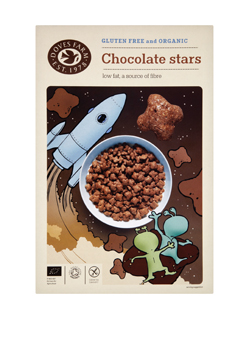 Doves Farm Organic & GF Chocolate Stars 375g