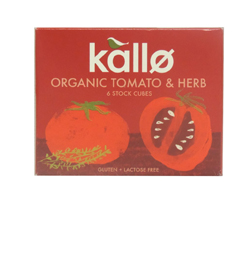 Kallo Stock Cubes Organic Tomato & Herb 66g