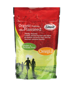 Linusit Milled Organic Golden Flaxseed 450g