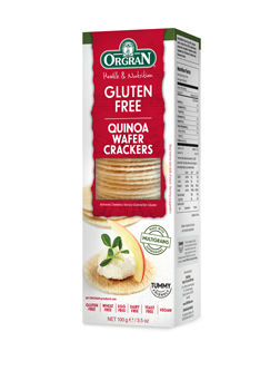 Orgran Wafer Crackers with Quinoa 100g