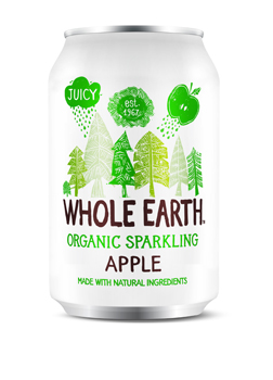 Whole Earth Organic Sparkling Apple Drink 330ml