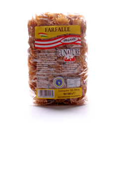 Eunature Organic Wholewheat Farfalle 500g