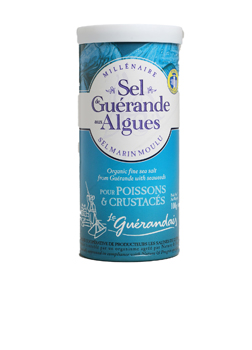 Le Guerande Nature & Progress Salt Shaker Containing Fine Salt with Seaweed 90g